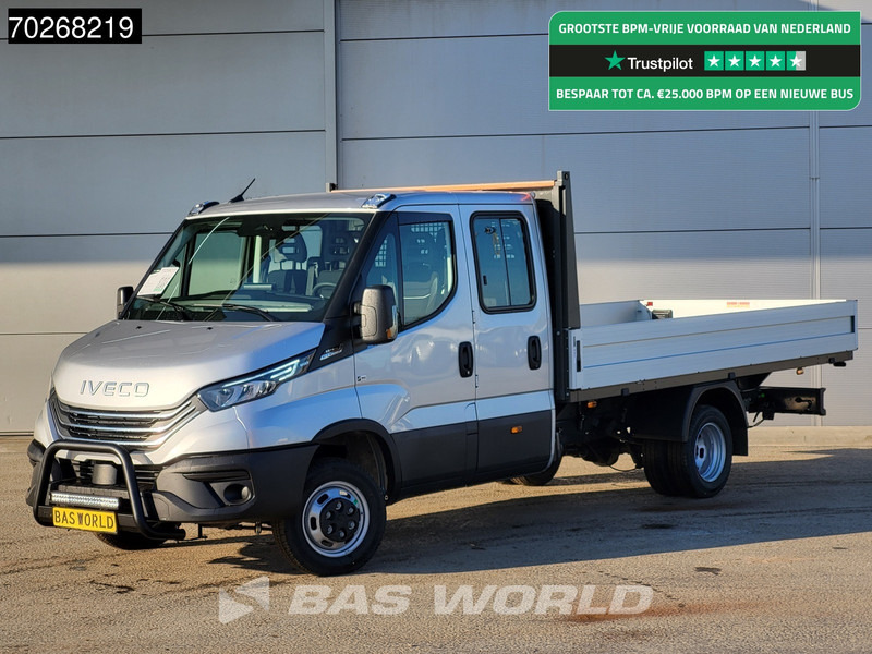 Iveco Daily 35C21 Automaat 2025model Open laadbak Dubbel Cabine CarPlay ACC LED 3,5T Trekvermogen Pritsche Pickup Airco Dubbel cabine - Carrinha de caixa aberta: foto 1 Iveco Daily 35C21 Automaat 2025model Open laadbak Dubbel Cabine CarPlay ACC LED 3,5T Trekvermogen Pritsche Pickup Airco Dubbel cabine - Carrinha de caixa aberta: foto 1