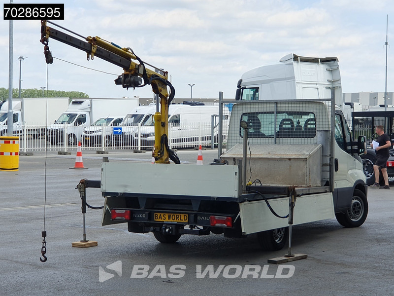 Iveco Daily 35S14 Open Laadbak Kraanwagen Hyva HA15 Euro6 3,5t Trekhaak Crane Kranwagen Pritsche Pickup Open Box Trekhaak - Carrinha de caixa aberta: foto 3 Iveco Daily 35S14 Open Laadbak Kraanwagen Hyva HA15 Euro6 3,5t Trekhaak Crane Kranwagen Pritsche Pickup Open Box Trekhaak - Carrinha de caixa aberta: foto 3