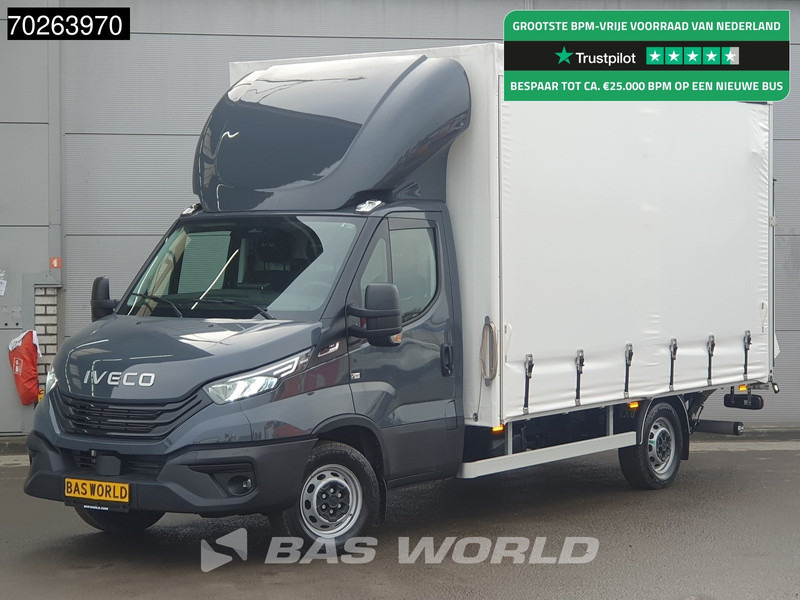 Iveco Daily 35S18 3.0L Automaat Schuifzeilen Laadklep 2025-Model ACC LED Navi 3,5t Trekvermogen Euro6 Schuifzeil Zeilen Meubelbak Bakwagen K - Carrinha de lona: foto 1 Iveco Daily 35S18 3.0L Automaat Schuifzeilen Laadklep 2025-Model ACC LED Navi 3,5t Trekvermogen Euro6 Schuifzeil Zeilen Meubelbak Bakwagen K - Carrinha de lona: foto 1