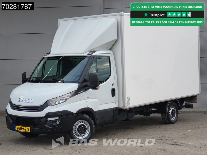 Iveco Daily 35S18 3.0L Laadklep Bakwagen Airco Lat om Lat Euro6 Meubelbak Koffer 20m3 Airco - Carrinha de contentor: foto 1 Iveco Daily 35S18 3.0L Laadklep Bakwagen Airco Lat om Lat Euro6 Meubelbak Koffer 20m3 Airco - Carrinha de contentor: foto 1