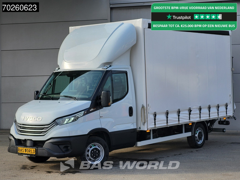 Iveco Daily 35S21 210PK Automaat Schuifzeilen met Laadklep ACC LED Bakwagen Schuifzeil Zeilen Koffer Meubelbak 22m3 Airco - Carrinha de lona: foto 1 Iveco Daily 35S21 210PK Automaat Schuifzeilen met Laadklep ACC LED Bakwagen Schuifzeil Zeilen Koffer Meubelbak 22m3 Airco - Carrinha de lona: foto 1