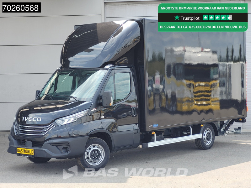 Iveco Daily 35S21 Automaat Lat om lat Dhollandia laadklep Bakwagen ACC LED Meubelbak Koffer 22m3 Airco - Carrinha de contentor: foto 1 Iveco Daily 35S21 Automaat Lat om lat Dhollandia laadklep Bakwagen ACC LED Meubelbak Koffer 22m3 Airco - Carrinha de contentor: foto 1