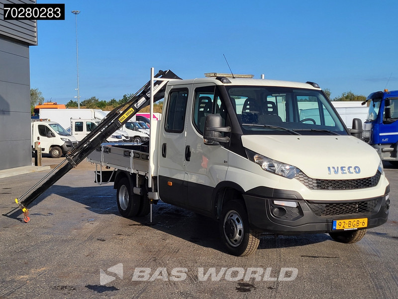 Iveco Daily 50C17 3,0L Automaat 170PK HIAB 017T-2 DC Open laadbak Dubbellucht Airco Euro6 Pickup Crane Kraanwagen Kranwagen Pritsche Airco D - Carrinha de caixa aberta: foto 3 Iveco Daily 50C17 3,0L Automaat 170PK HIAB 017T-2 DC Open laadbak Dubbellucht Airco Euro6 Pickup Crane Kraanwagen Kranwagen Pritsche Airco D - Carrinha de caixa aberta: foto 3