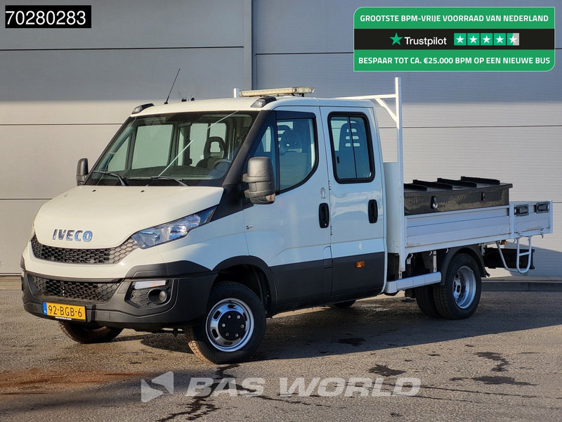 Iveco Daily 50C17 3,0L Automaat 170PK HIAB 017T-2 DC Open laadbak Dubbellucht Airco Euro6 Pickup Crane Kraanwagen Kranwagen Pritsche Airco D - Carrinha de caixa aberta: foto 1 Iveco Daily 50C17 3,0L Automaat 170PK HIAB 017T-2 DC Open laadbak Dubbellucht Airco Euro6 Pickup Crane Kraanwagen Kranwagen Pritsche Airco D - Carrinha de caixa aberta: foto 1