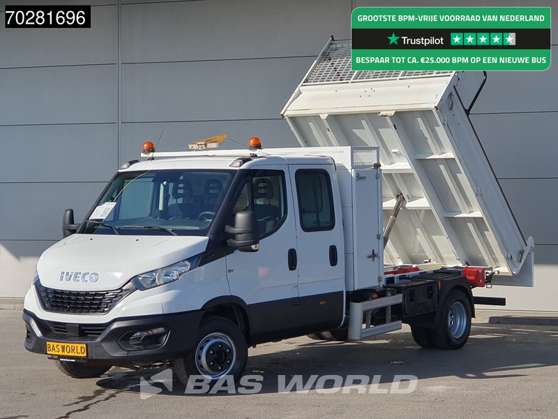 Iveco Daily 70C18 3.0L Kipper Dubbel Cabine Dubbellucht 3,5t Trekhaak Airco Cruise Euro6 Tipper Benne Kieper 2m3 Airco Trekhaak Cruise contr - Carrinha basculante: foto 1 Iveco Daily 70C18 3.0L Kipper Dubbel Cabine Dubbellucht 3,5t Trekhaak Airco Cruise Euro6 Tipper Benne Kieper 2m3 Airco Trekhaak Cruise contr - Carrinha basculante: foto 1