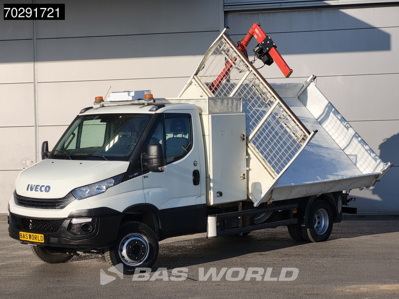 Iveco Daily 70C18 3.0L Open Laadbak 500KG Kraan Kraanwagen Open Laadbak 3,5t Trekhaak Airco Cruise Euro6 Kraan Crane Kranwagen Pritsche Pick - Carrinha de caixa aberta: foto 3 Iveco Daily 70C18 3.0L Open Laadbak 500KG Kraan Kraanwagen Open Laadbak 3,5t Trekhaak Airco Cruise Euro6 Kraan Crane Kranwagen Pritsche Pick - Carrinha de caixa aberta: foto 3