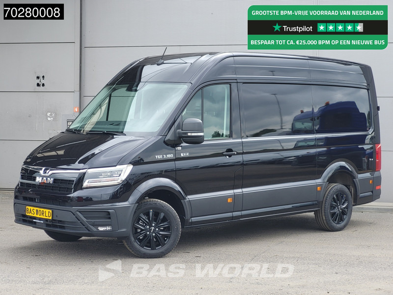 MAN TGE 3.180 4x4 Automaat L3H3 LED ACC Navi Airco Cruise Camera Parkeersensoren L2H2 Allrad 4WD 12m3 Airco - Furgão: foto 1 MAN TGE 3.180 4x4 Automaat L3H3 LED ACC Navi Airco Cruise Camera Parkeersensoren L2H2 Allrad 4WD 12m3 Airco - Furgão: foto 1