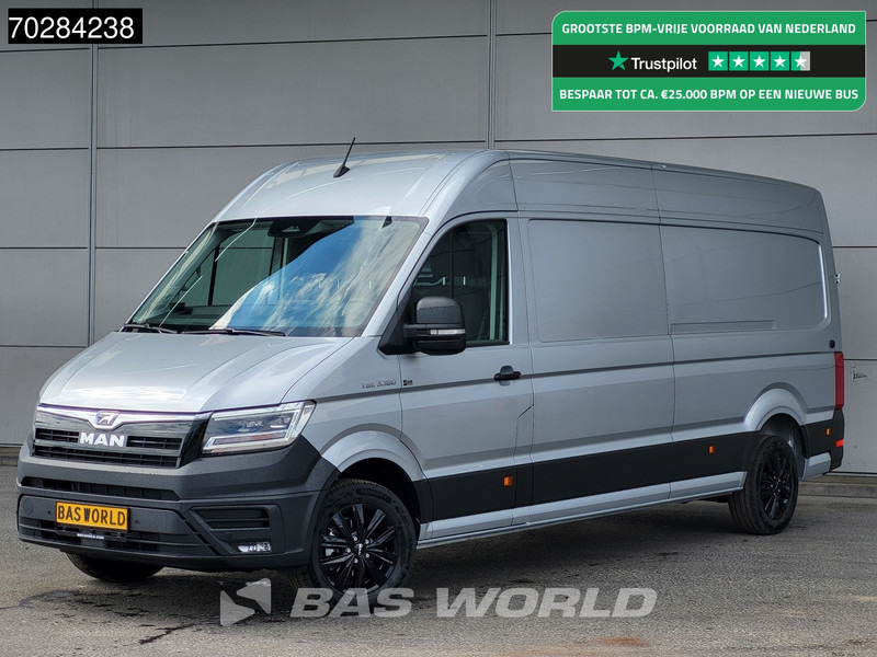 MAN TGE 3.180 Automaat 2025 Facelift L4H3 Trekhaak LED ACC Navi Airco Camera Parkeersensoren Euro6 L3H2 15m3 Airco Trekhaak - Furgão: foto 1 MAN TGE 3.180 Automaat 2025 Facelift L4H3 Trekhaak LED ACC Navi Airco Camera Parkeersensoren Euro6 L3H2 15m3 Airco Trekhaak - Furgão: foto 1