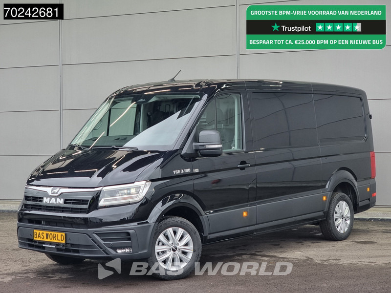 MAN TGE 3.180 Automaat 2025 model Facelift L3H2 Navi CarPlay Camera L2H2 9m3 Airco Trekhaak Cruise control - Furgão: foto 1 MAN TGE 3.180 Automaat 2025 model Facelift L3H2 Navi CarPlay Camera L2H2 9m3 Airco Trekhaak Cruise control - Furgão: foto 1