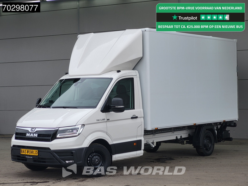 MAN TGE 3.180 Automaat Laadklep Bakwagen 2025 Facelift Navi LED Airco Cruise Euro6 Meubelbak Koffer Airco Cruise control - Carrinha de contentor: foto 1 MAN TGE 3.180 Automaat Laadklep Bakwagen 2025 Facelift Navi LED Airco Cruise Euro6 Meubelbak Koffer Airco Cruise control - Carrinha de contentor: foto 1
