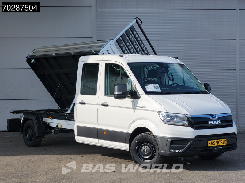Carrinha basculante novo MAN TGE 3.180 Drie-Zijdige Automaat Kipper 2025-Facelift 180PK Trekhaak LED Airco Cruise Navi Euro6 Kipper Tipper Benne Kieper 3m3 Airco Trekh: foto 7
