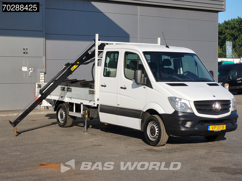 Mercedes-Benz Sprinter 310 CDI Euro6 Automaat Open laadbak Kraanwagen HIAB 017T-2 Navi Airco Euro6 Kraan Crane Kranwagen Pickup Pritsche Airco - Carrinha de caixa aberta: foto 1 Mercedes-Benz Sprinter 310 CDI Euro6 Automaat Open laadbak Kraanwagen HIAB 017T-2 Navi Airco Euro6 Kraan Crane Kranwagen Pickup Pritsche Airco - Carrinha de caixa aberta: foto 1