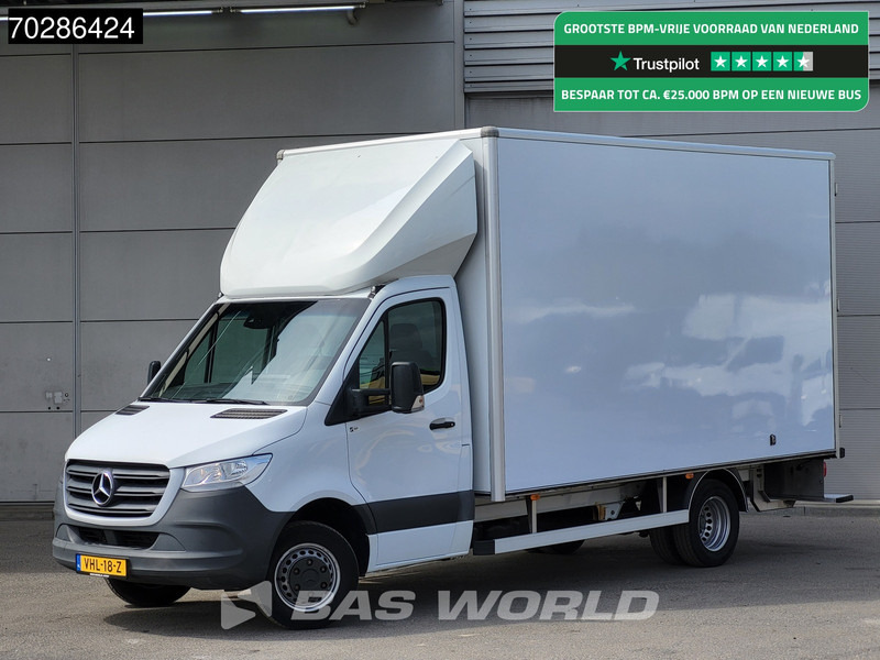 Mercedes-Benz Sprinter 514 CDI Automaat Bakwagen Dubbellucht Achterdeuren Navi Airco Cruise Carplay MBUX Euro6 Meubelbak Koffer 23m3 Airco Cruise contr - Carrinha de contentor: foto 1 Mercedes-Benz Sprinter 514 CDI Automaat Bakwagen Dubbellucht Achterdeuren Navi Airco Cruise Carplay MBUX Euro6 Meubelbak Koffer 23m3 Airco Cruise contr - Carrinha de contentor: foto 1