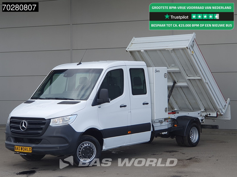 Mercedes-Benz Sprinter 514 CDI Kipper met Kist Dubbel Cabine Dubbellucht 3,5t Trekhaak Airco Cruise Euro6 Kieper Tipper Benne Airco Dubbel cabine Trekh - Carrinha basculante: foto 1 Mercedes-Benz Sprinter 514 CDI Kipper met Kist Dubbel Cabine Dubbellucht 3,5t Trekhaak Airco Cruise Euro6 Kieper Tipper Benne Airco Dubbel cabine Trekh - Carrinha basculante: foto 1
