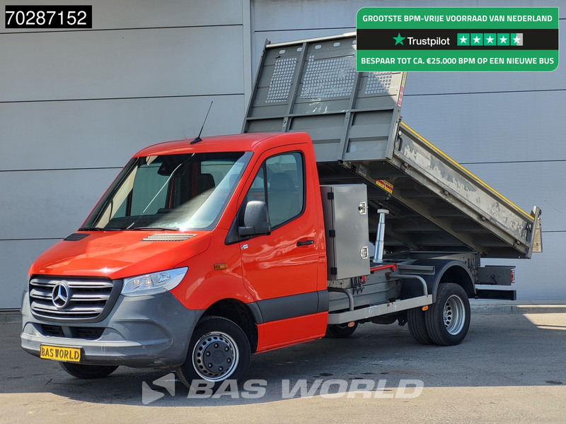 Mercedes-Benz Sprinter 514 CDI Kipper met Kist Dubbellucht 3,5t Trekhaak Airco Cruise Euro6 Tipper Benne Kieper 2m3 Airco Trekhaak Cruise control - Carrinha basculante: foto 1 Mercedes-Benz Sprinter 514 CDI Kipper met Kist Dubbellucht 3,5t Trekhaak Airco Cruise Euro6 Tipper Benne Kieper 2m3 Airco Trekhaak Cruise control - Carrinha basculante: foto 1