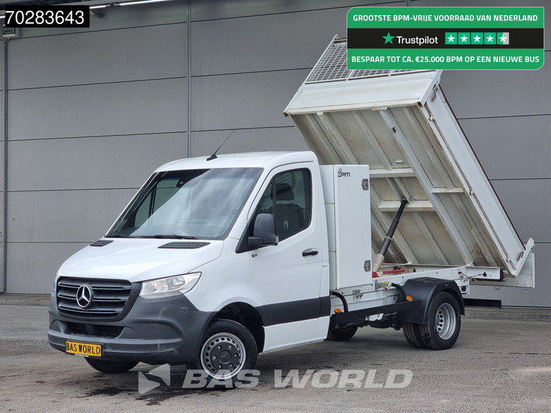 Mercedes-Benz Sprinter 514 CDI Open Laadbak met Kist Dubbel Cabine Dubbellucht 3,5t Trekhaak Airco Cruise Euro6 Pritsche Pickup Open Box 1m3 Airco Trek - Carrinha de caixa aberta: foto 1 Mercedes-Benz Sprinter 514 CDI Open Laadbak met Kist Dubbel Cabine Dubbellucht 3,5t Trekhaak Airco Cruise Euro6 Pritsche Pickup Open Box 1m3 Airco Trek - Carrinha de caixa aberta: foto 1