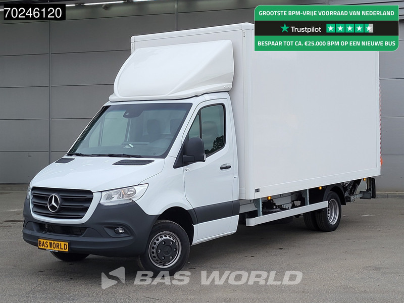 Mercedes-Benz Sprinter 515 CDI Automaat 1000kg Laadklep Dubbellucht Bakwagen MBUX Airco Cruise MBUX Koffer Meubelbak 21m3 Airco Cruise control - Carrinha de contentor: foto 1 Mercedes-Benz Sprinter 515 CDI Automaat 1000kg Laadklep Dubbellucht Bakwagen MBUX Airco Cruise MBUX Koffer Meubelbak 21m3 Airco Cruise control - Carrinha de contentor: foto 1
