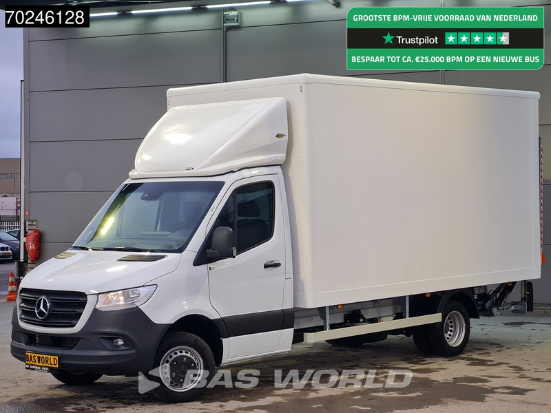 Mercedes-Benz Sprinter 515 CDI Automaat 1000kg Laadklep Zijdeur Dubbellucht Bakwagen MBUX Airco Cruise MBUX Koffer Meubelbak 21m3 Airco Cruise control - Carrinha de contentor: foto 1 Mercedes-Benz Sprinter 515 CDI Automaat 1000kg Laadklep Zijdeur Dubbellucht Bakwagen MBUX Airco Cruise MBUX Koffer Meubelbak 21m3 Airco Cruise control - Carrinha de contentor: foto 1