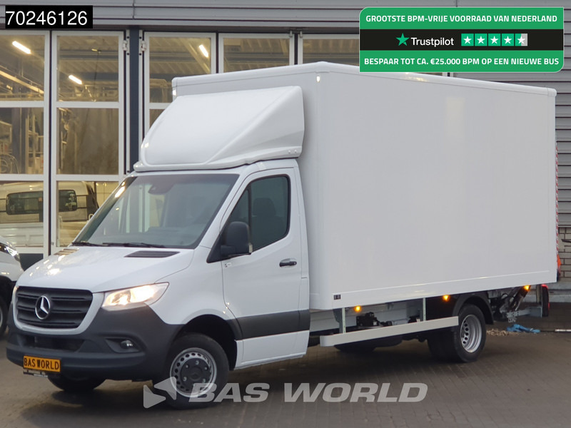 Mercedes-Benz Sprinter 515 CDI Automaat 1000kg Laadklep Zijdeur Dubbellucht Bakwagen MBUX Airco Cruise MBUX Koffer Meubelbak 21m3 Airco Cruise control - Carrinha de contentor: foto 1 Mercedes-Benz Sprinter 515 CDI Automaat 1000kg Laadklep Zijdeur Dubbellucht Bakwagen MBUX Airco Cruise MBUX Koffer Meubelbak 21m3 Airco Cruise control - Carrinha de contentor: foto 1