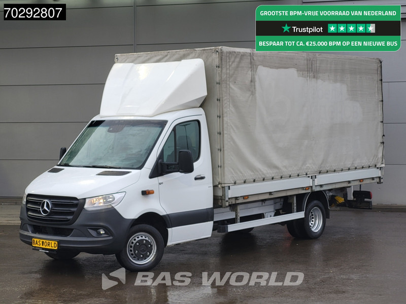 Mercedes-Benz Sprinter 519 CDI 3.0L V6 Automaat 484cm Dubbellucht Huif Bakwagen 190PK Airco Cruise Euro6 Meubelbak Koffer Airco Cruise control - Carrinha de lona: foto 1 Mercedes-Benz Sprinter 519 CDI 3.0L V6 Automaat 484cm Dubbellucht Huif Bakwagen 190PK Airco Cruise Euro6 Meubelbak Koffer Airco Cruise control - Carrinha de lona: foto 1