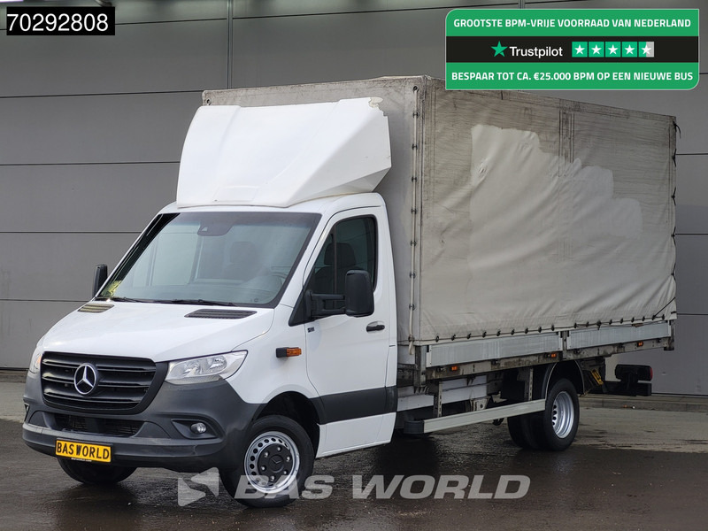 Mercedes-Benz Sprinter 519 CDI 3.0L V6 Automaat 484cm Dubbellucht Huif Bakwagen 190PK Airco Cruise Euro6 Meubelbak Koffer Airco Cruise control - Carrinha de lona: foto 1 Mercedes-Benz Sprinter 519 CDI 3.0L V6 Automaat 484cm Dubbellucht Huif Bakwagen 190PK Airco Cruise Euro6 Meubelbak Koffer Airco Cruise control - Carrinha de lona: foto 1