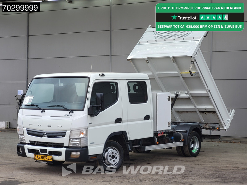 Mitsubishi Canter 3C15 3.0L Kipper met Kist Dubbel Cabine Dubbellucht 3,5t Trekhaak 150PK Airco Euro6 Tipper Benne Kieper Airco Trekhaak - Carrinha basculante: foto 1 Mitsubishi Canter 3C15 3.0L Kipper met Kist Dubbel Cabine Dubbellucht 3,5t Trekhaak 150PK Airco Euro6 Tipper Benne Kieper Airco Trekhaak - Carrinha basculante: foto 1