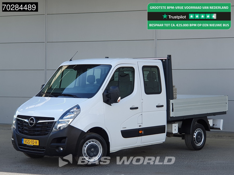 Opel Movano 135PK Open Laadbak Dubbel Cabine Trekhaak LED Airco Cruise Euro6 Pritsche Pickup Open Box Airco Trekhaak Cruise control - Carrinha de caixa aberta: foto 1 Opel Movano 135PK Open Laadbak Dubbel Cabine Trekhaak LED Airco Cruise Euro6 Pritsche Pickup Open Box Airco Trekhaak Cruise control - Carrinha de caixa aberta: foto 1