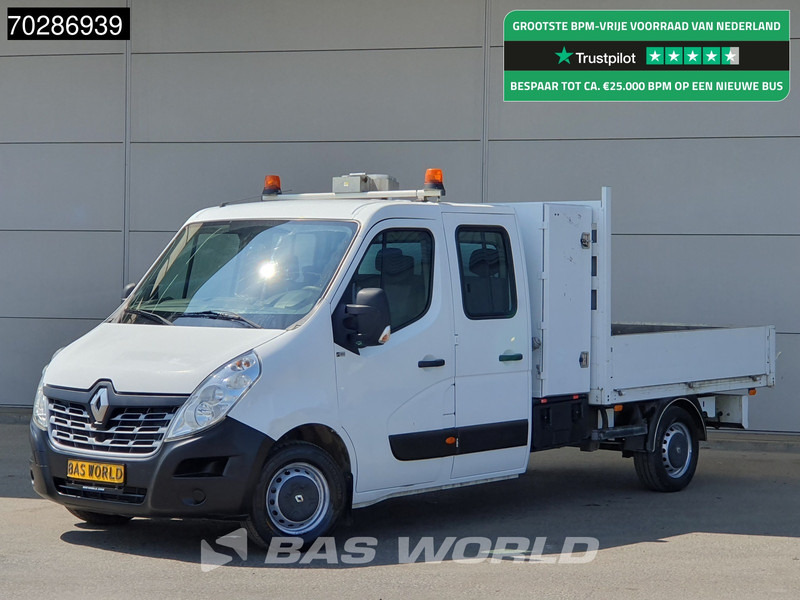 Renault Master 110PK Open Laadbak Kraanwagen HMF 52 Airco Cruise Euro6 Pickup Crane Kranwagen Pritsche Open Box Airco Cruise control - Carrinha de caixa aberta: foto 1 Renault Master 110PK Open Laadbak Kraanwagen HMF 52 Airco Cruise Euro6 Pickup Crane Kranwagen Pritsche Open Box Airco Cruise control - Carrinha de caixa aberta: foto 1