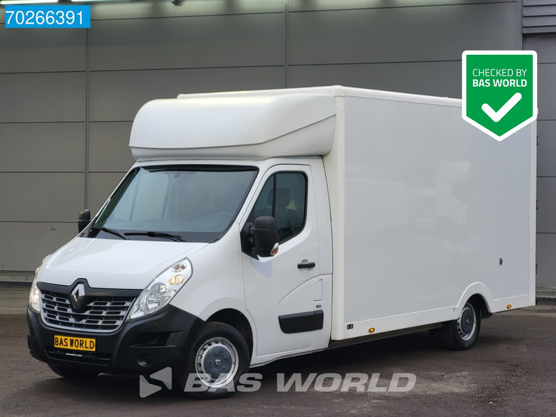 Carrinha de contentor Renault Master 130pk Bakwagen Airco Cruise Meubelbak Plancher Verkoopwagen Foodtruck Paardenwagen 20m3 Airco Cruise control: foto 1