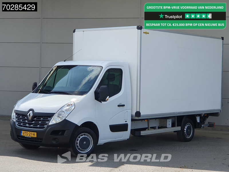 Renault Master 130pk Laadklep Bakwagen Airco Euro6 Meubelbak Koffer 21m3 Airco - Carrinha de contentor: foto 1 Renault Master 130pk Laadklep Bakwagen Airco Euro6 Meubelbak Koffer 21m3 Airco - Carrinha de contentor: foto 1