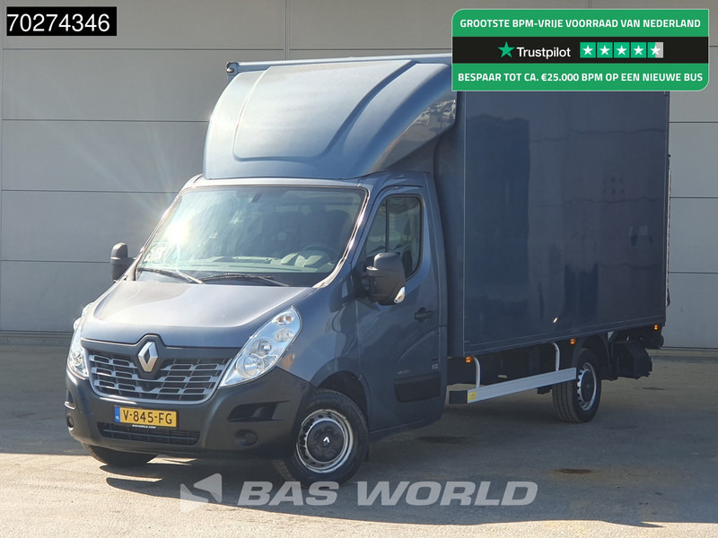 Renault Master 145PK Bakwagen 1000KG Laadklep Trekhaak Zijdeur Navi Lat om Lat Airco Cruise Meubelbak Koffer 20m3 Airco Trekhaak Cruise control - Carrinha de contentor: foto 1 Renault Master 145PK Bakwagen 1000KG Laadklep Trekhaak Zijdeur Navi Lat om Lat Airco Cruise Meubelbak Koffer 20m3 Airco Trekhaak Cruise control - Carrinha de contentor: foto 1