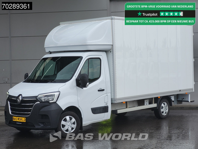 Renault Master 145PK Bakwagen Achterdeuren Navi LED Airco Euro6 Meubelbak Koffer 21m3 Airco - Carrinha de contentor: foto 1 Renault Master 145PK Bakwagen Achterdeuren Navi LED Airco Euro6 Meubelbak Koffer 21m3 Airco - Carrinha de contentor: foto 1