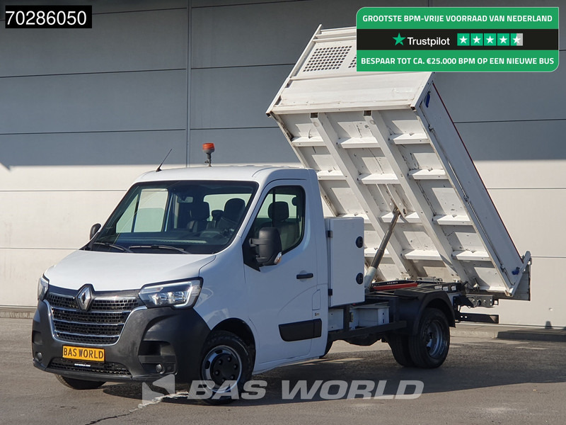 Renault Master 145PK Kipper met Kist Dubbellucht 3,5t Trekhaak Navi Airco Cruise LED Euro6 Tipper Benne Kieper 2m3 Airco Trekhaak Cruise control - Carrinha basculante: foto 1 Renault Master 145PK Kipper met Kist Dubbellucht 3,5t Trekhaak Navi Airco Cruise LED Euro6 Tipper Benne Kieper 2m3 Airco Trekhaak Cruise control - Carrinha basculante: foto 1