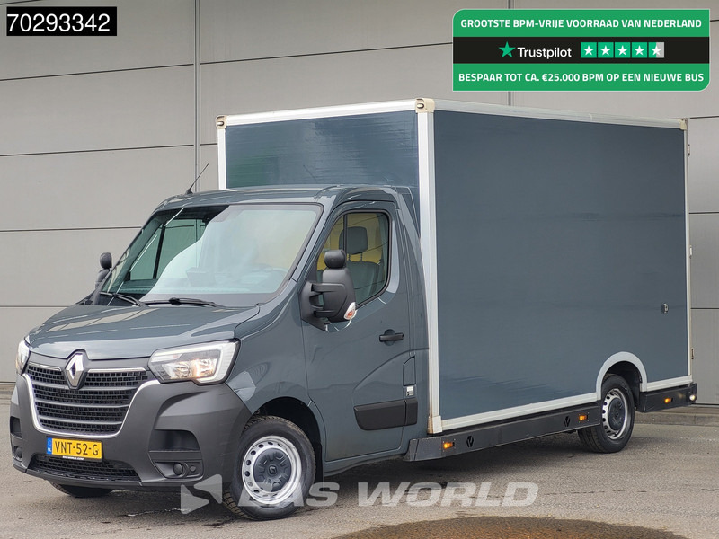 Renault Master 150PK Bakwagen Airco Cruise Luchtvering Meubelbak Plancher Verkoopwagen Foodtruck Paardenwagen 18m3 Airco Cruise control - Carrinha de contentor: foto 1 Renault Master 150PK Bakwagen Airco Cruise Luchtvering Meubelbak Plancher Verkoopwagen Foodtruck Paardenwagen 18m3 Airco Cruise control - Carrinha de contentor: foto 1