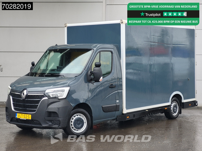 Renault Master 150PK Bakwagen Airco Cruise Luchtvering Meubelbak Plancher Verkoopwagen Foodtruck Paardenwagen Airco Cruise control - Carrinha de contentor: foto 1 Renault Master 150PK Bakwagen Airco Cruise Luchtvering Meubelbak Plancher Verkoopwagen Foodtruck Paardenwagen Airco Cruise control - Carrinha de contentor: foto 1