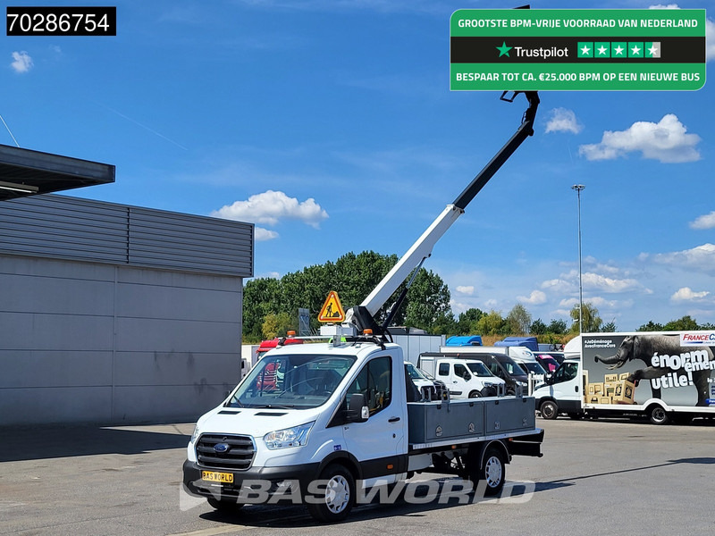 Ford Transit 130pk Hoogwerker 11meter Werkhoogte Trekhaak Airco Cruise Euro6 Nacelle Arbeitsbühne 1Personen Trekhaak Cruise control - Veículo comercial: foto 1 Ford Transit 130pk Hoogwerker 11meter Werkhoogte Trekhaak Airco Cruise Euro6 Nacelle Arbeitsbühne 1Personen Trekhaak Cruise control - Veículo comercial: foto 1