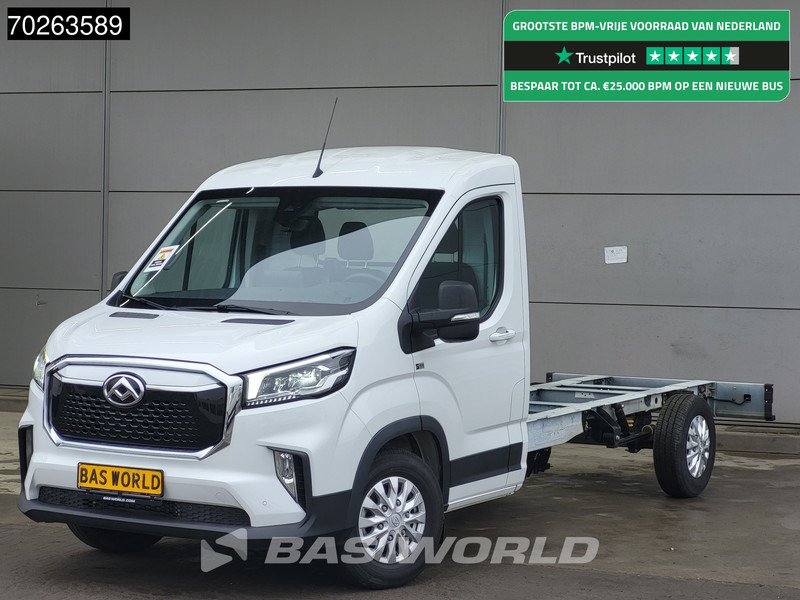 Maxus eDeliver 9 204PK 65kWh Elektrisch 140km WLTP Automaat Chassis Cabine L4 400cm WB Fahrgestell Airco - Veículo comercial, Carrinha elétrica: foto 1 Maxus eDeliver 9 204PK 65kWh Elektrisch 140km WLTP Automaat Chassis Cabine L4 400cm WB Fahrgestell Airco - Veículo comercial, Carrinha elétrica: foto 1