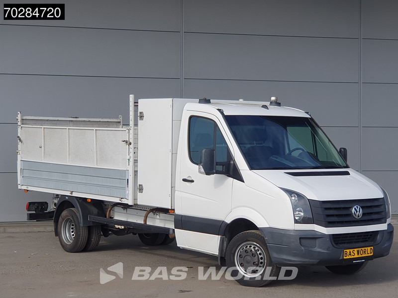 Volkswagen Crafter 136pk Open Laadbak met Kist Dubbellucht 3,5t Trekhaak Airco Euro6 Tipper Benne Kieper Airco Trekhaak - Carrinha de caixa aberta: foto 3 Volkswagen Crafter 136pk Open Laadbak met Kist Dubbellucht 3,5t Trekhaak Airco Euro6 Tipper Benne Kieper Airco Trekhaak - Carrinha de caixa aberta: foto 3