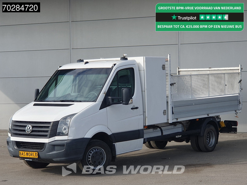 Volkswagen Crafter 136pk Open Laadbak met Kist Dubbellucht 3,5t Trekhaak Airco Euro6 Tipper Benne Kieper Airco Trekhaak - Carrinha de caixa aberta: foto 1 Volkswagen Crafter 136pk Open Laadbak met Kist Dubbellucht 3,5t Trekhaak Airco Euro6 Tipper Benne Kieper Airco Trekhaak - Carrinha de caixa aberta: foto 1