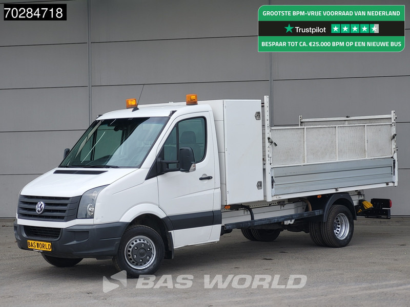 Volkswagen Crafter 136pk Open Laadbak met Kist Dubbellucht 3,5t Trekhaak Pritsche Pickup Open Box Trekhaak - Carrinha de caixa aberta: foto 1 Volkswagen Crafter 136pk Open Laadbak met Kist Dubbellucht 3,5t Trekhaak Pritsche Pickup Open Box Trekhaak - Carrinha de caixa aberta: foto 1
