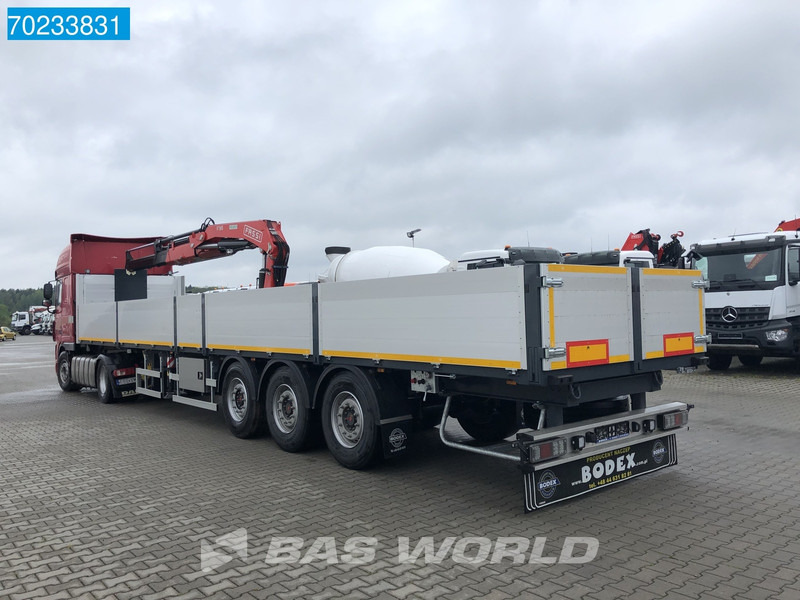 Bodex KIS3B 3 axles NEW! Fassi F195AF.0.23 Crane - Semi-reboque plataforma/ Caixa aberta: foto 2 Bodex KIS3B 3 axles NEW! Fassi F195AF.0.23 Crane - Semi-reboque plataforma/ Caixa aberta: foto 2