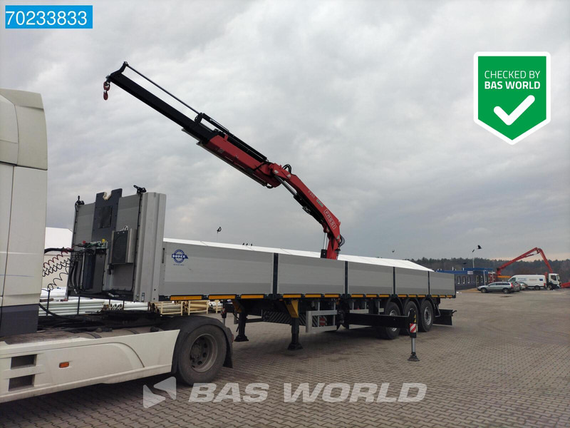 Bodex KIS3B 3 axles NEW! Fassi F235A.0.23 - Semi-reboque plataforma/ Caixa aberta: foto 1 Bodex KIS3B 3 axles NEW! Fassi F235A.0.23 - Semi-reboque plataforma/ Caixa aberta: foto 1
