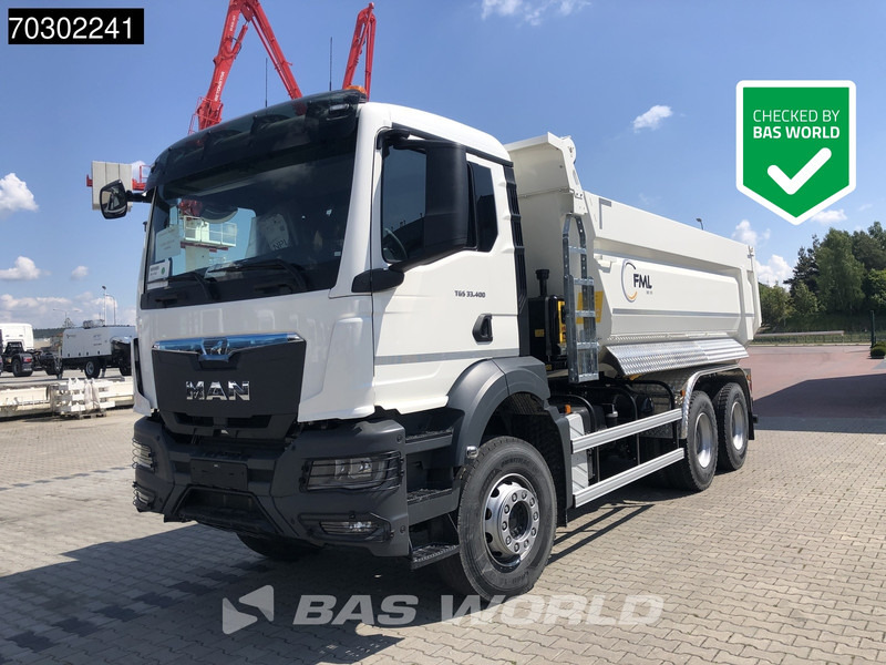 MAN TGS 33.400 6X4 NEW 17m3 KH Kipper Manual Steel suspension Big-Axle EURO 2 - Camião basculante: foto 1 MAN TGS 33.400 6X4 NEW 17m3 KH Kipper Manual Steel suspension Big-Axle EURO 2 - Camião basculante: foto 1