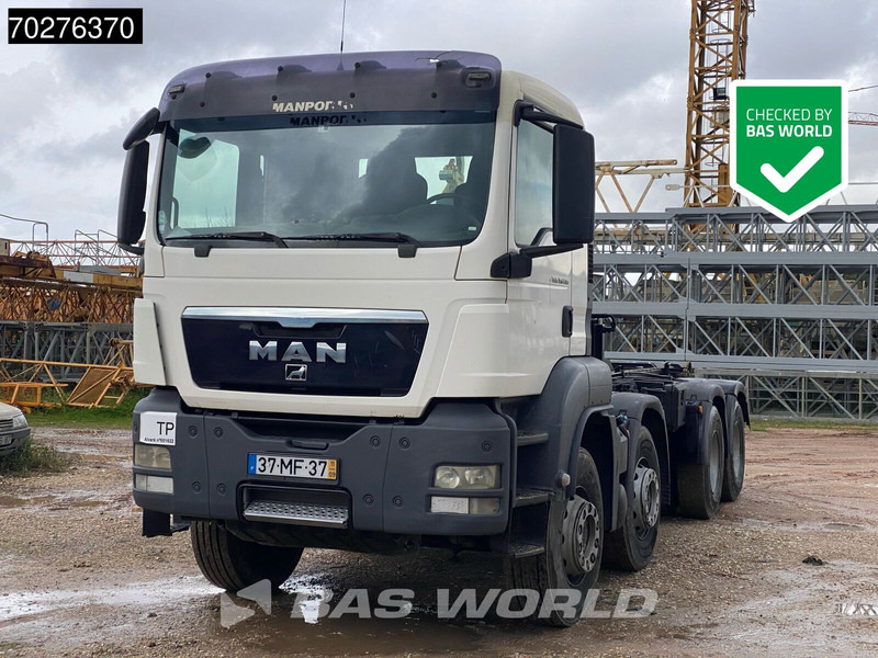 MAN TGS 35.400 8X4 Manual Retarder Big-Axle Steelsuspension Euro 5 - Camião polibenne: foto 1 MAN TGS 35.400 8X4 Manual Retarder Big-Axle Steelsuspension Euro 5 - Camião polibenne: foto 1