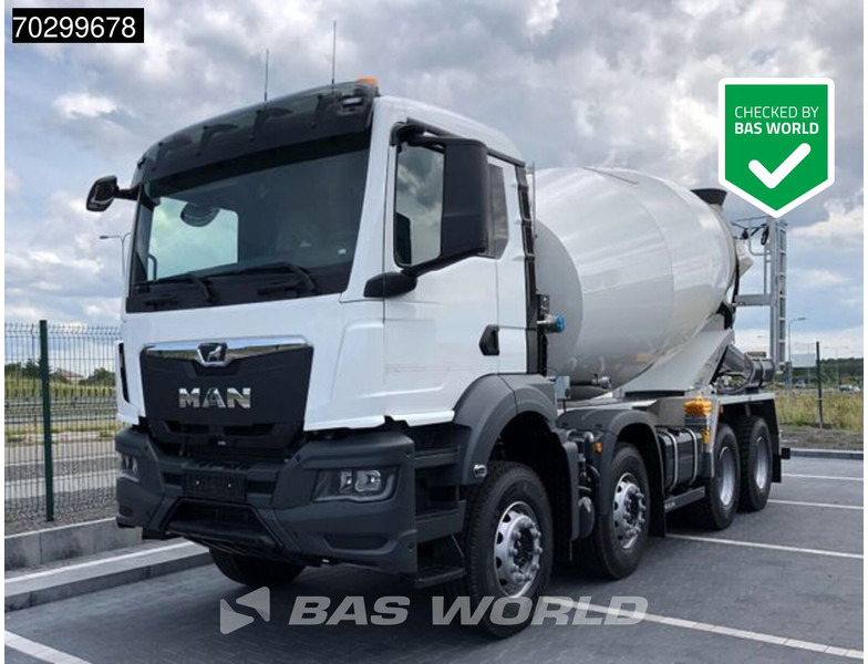 MAN TGS 35.440 8X4 NEW! 10m3 FML mixer Automatic Steel suspension Euro 6 - Camião betoneira: foto 1 MAN TGS 35.440 8X4 NEW! 10m3 FML mixer Automatic Steel suspension Euro 6 - Camião betoneira: foto 1