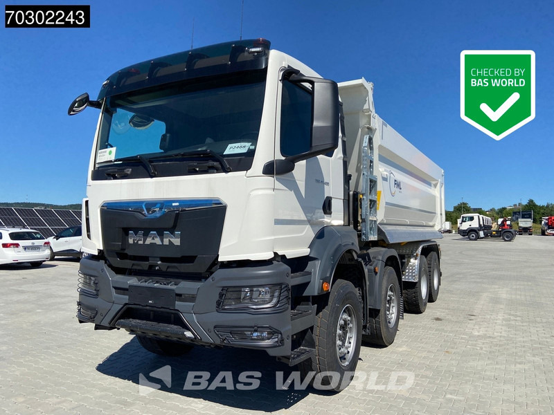 MAN TGS 41.400 8X4 NEW! 20m3 KH Kipper Manual Steel suspension Big-Axle EURO 2 - Camião basculante: foto 1 MAN TGS 41.400 8X4 NEW! 20m3 KH Kipper Manual Steel suspension Big-Axle EURO 2 - Camião basculante: foto 1