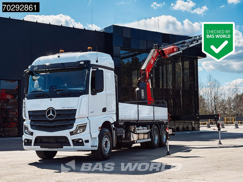 Mercedes-Benz Actros 2651 Actros 6X4 Fassi F486 Led Navi Euro 6 - Camião de caixa aberta/ Plataforma, Camião grua: foto 1 Mercedes-Benz Actros 2651 Actros 6X4 Fassi F486 Led Navi Euro 6 - Camião de caixa aberta/ Plataforma, Camião grua: foto 1