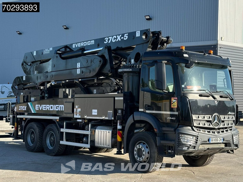 Mercedes-Benz Arocs 2840 Arocs 6X4 NEW! Everdigm 37CX-5 concrete pump Steel Suspension Automatic Euro 6 - Autobomba de betão: foto 3 Mercedes-Benz Arocs 2840 Arocs 6X4 NEW! Everdigm 37CX-5 concrete pump Steel Suspension Automatic Euro 6 - Autobomba de betão: foto 3