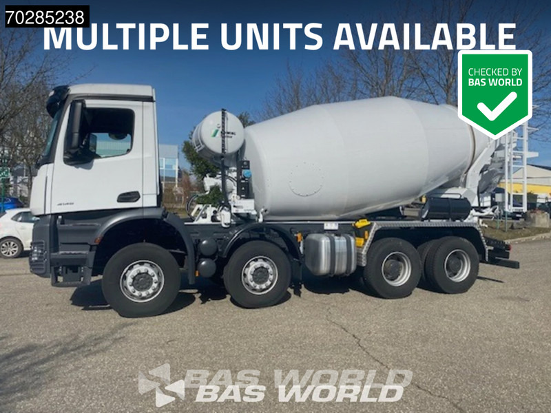 Mercedes-Benz Arocs 4145 8X4 10m3 Schwing Stetter mixer Manual Steelsuspension Euro 3 - Camião betoneira: foto 1 Mercedes-Benz Arocs 4145 8X4 10m3 Schwing Stetter mixer Manual Steelsuspension Euro 3 - Camião betoneira: foto 1