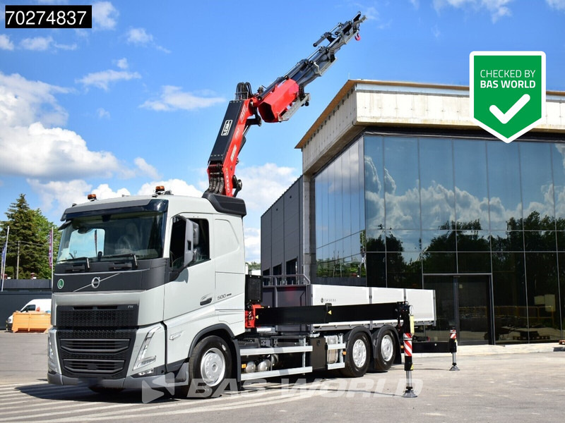 Volvo FH 500 6X2 NEW! Fassi F545RA Kran Crane VEB+ Lift-Lenkachse - Camião de caixa aberta/ Plataforma, Camião grua: foto 5 Volvo FH 500 6X2 NEW! Fassi F545RA Kran Crane VEB+ Lift-Lenkachse - Camião de caixa aberta/ Plataforma, Camião grua: foto 5